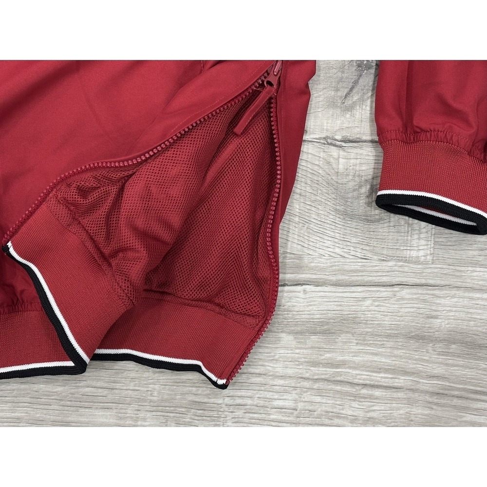 Arkansas Razorbacks Red Pullover Windbreaker Large Colosseum Athletics NCAA - Picture 6 of 8